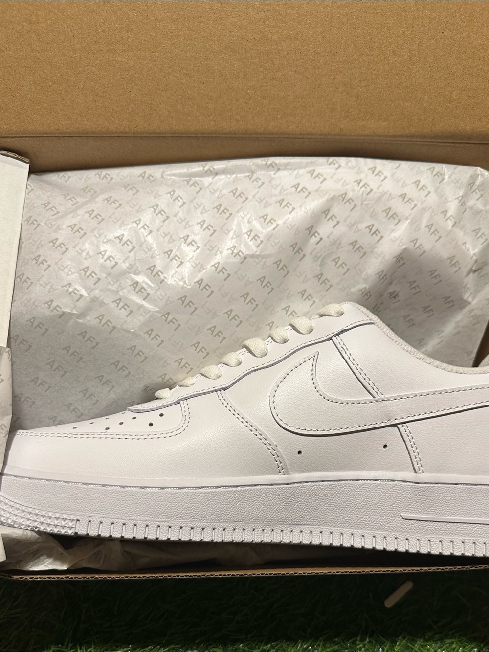 Nike White Low-Top Leather Sneakers